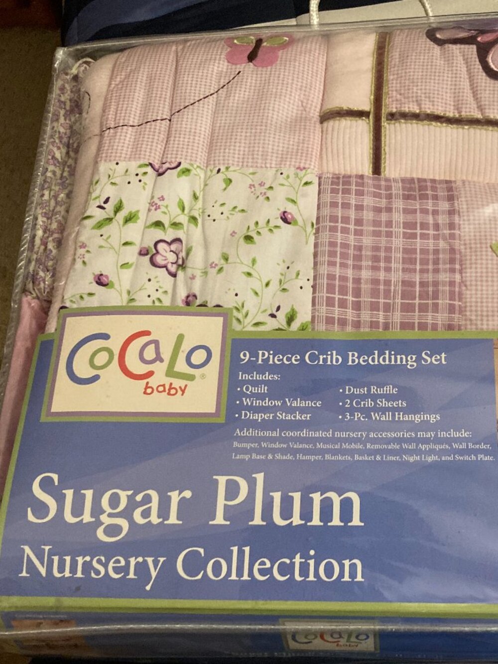 Cocalo Baby Crib Bedding Quilt Set NIP 5 Pc. Set